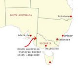 south australia        victoria border dispute